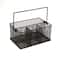 Mind Reader Black Mesh Storage Basket Organizer